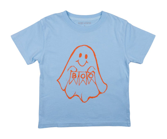 Light Blue Boo Ghost T-Shirt