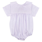 White Embroidered Cross Bubble