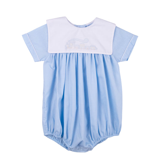 Knit Train Bubble - Blue