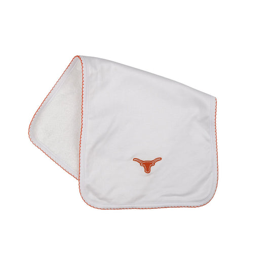 Lil' Longhorn Embroidered Burp Cloth mady by Magnolia Baby