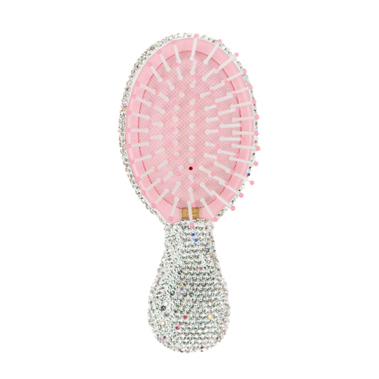 Small Fully Crystallized Clear Hair Brush