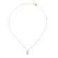 Diamond Cross Necklace- Yellow Gold