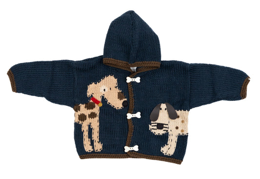 Woof Woof Hooded Knit Sweater