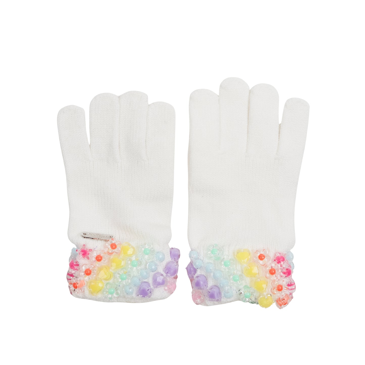 White Charm Winter Gloves