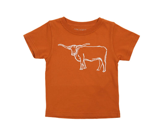 Burnt Orange Longhorn T-Shirt