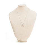 Heart Diamond Necklace - White Gold