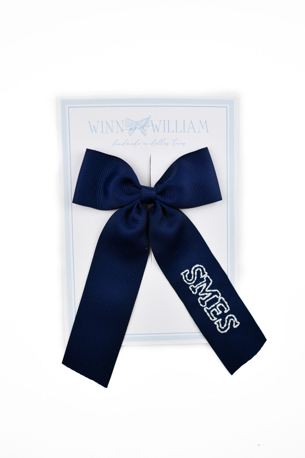 Winn and William Medium SMES Bow - Navy