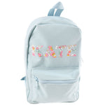 My Little Shop UK Betsy Light Pink Liberty of London Name Small Backpack - Light Blue