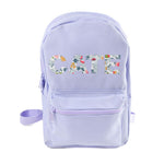 My Little Shop UK Betsy Gray Liberty of London Name Small Backpack - Purple