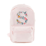 My Little Shop UK Betsy Gray Liberty of London Initial Small Backpack - Pink