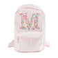 My Little Shop UK Betsy Light Pink Liberty of London Initial Small Backpack - Pink