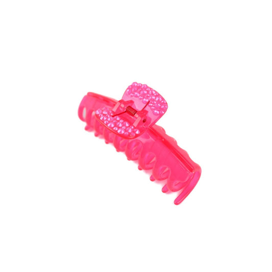 Bari Lynn Pink Large Claw Clip with Crystals