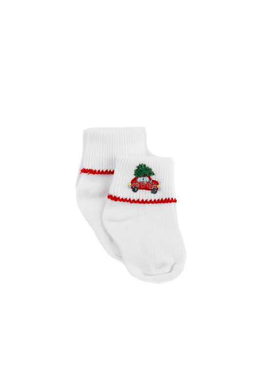 Magnolia Baby The Perfect Tree Embroidered Socks 