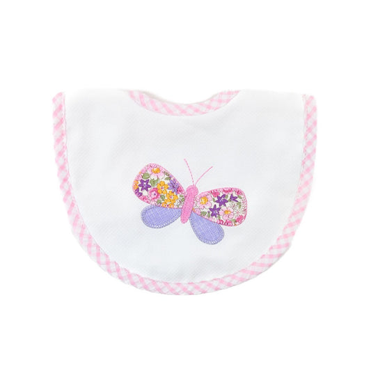 3 Marthas Orange Butterfly Medium Bib