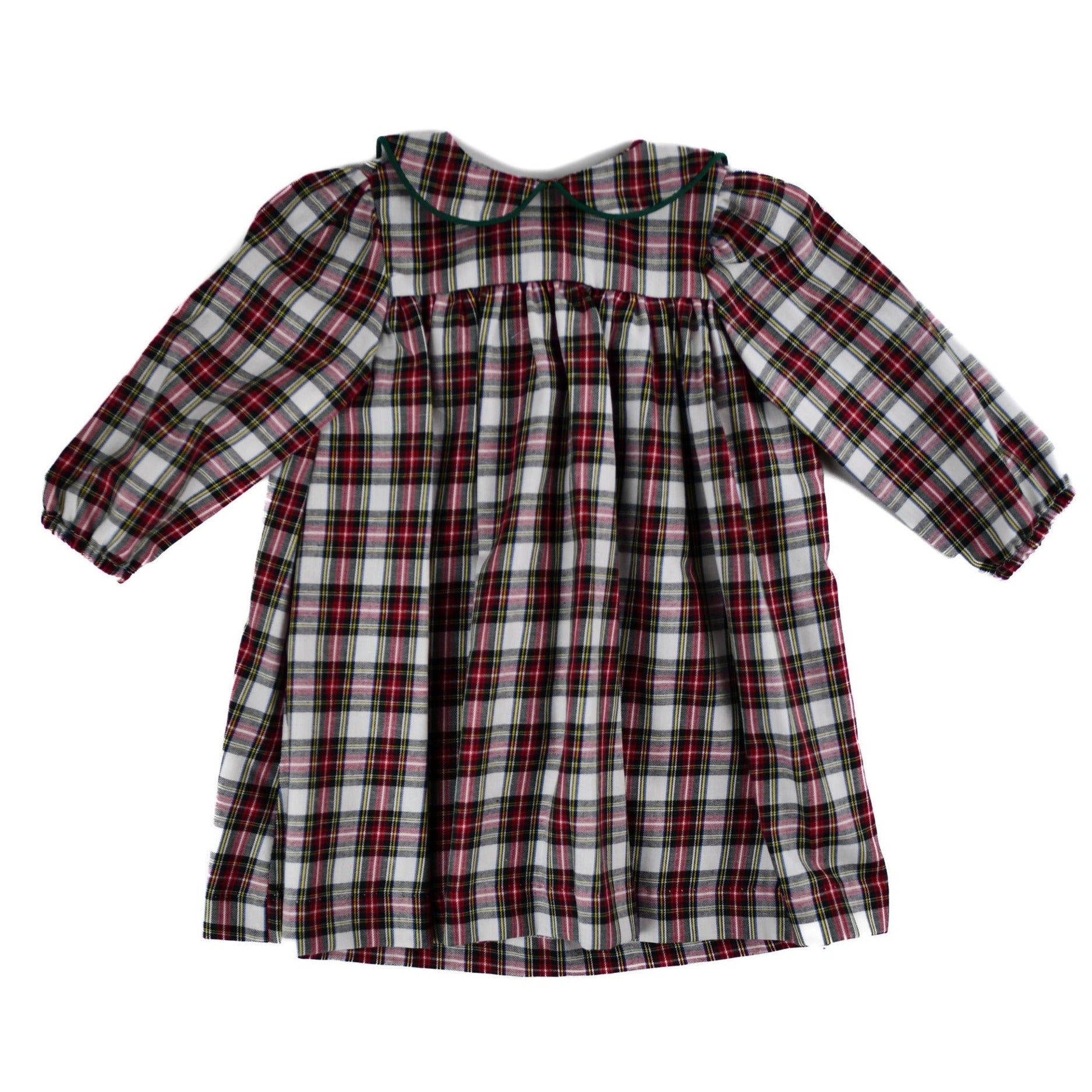 Holiday Plaid Long Sleeve Dress