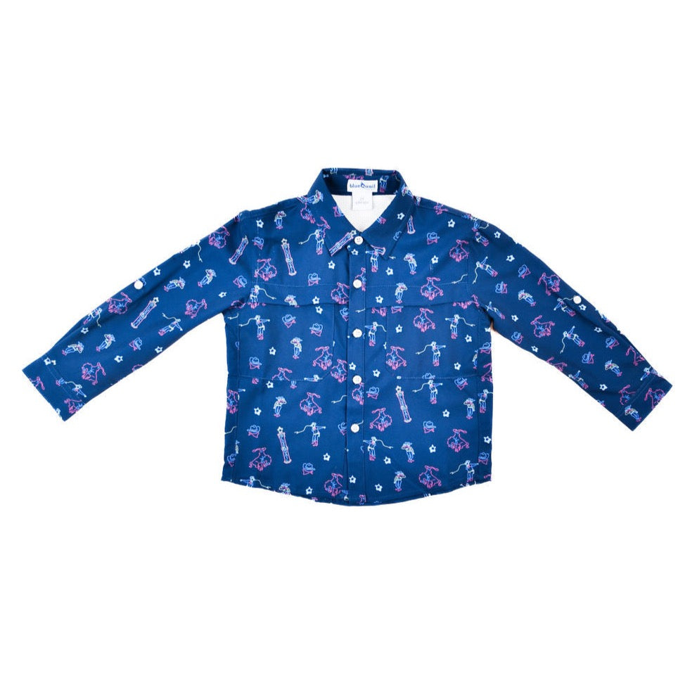 BlueQuail Neon Rodeo Long Sleeve Shirt