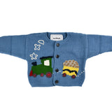 Art Walk Little Engine Baby Knit Sweater