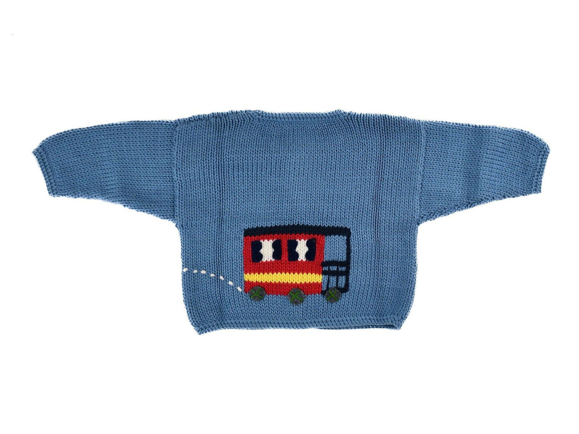 Art Walk Little Engine Baby Knit Sweater