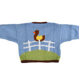 Art Walk Animal Tower Baby Knit Sweater