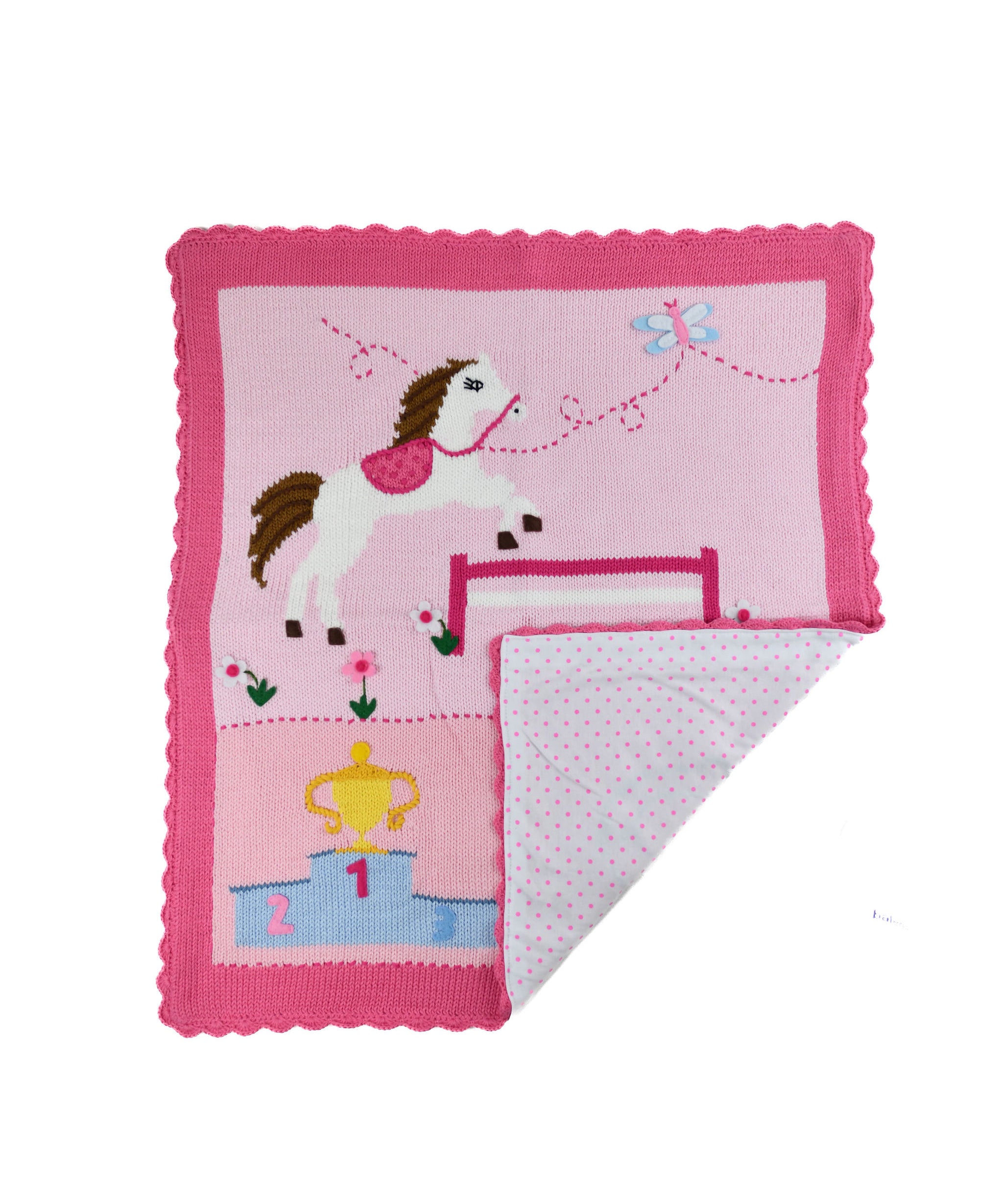 Winning Horse Baby Blanket
