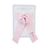 Winn and William Floral Initial Hair Bow