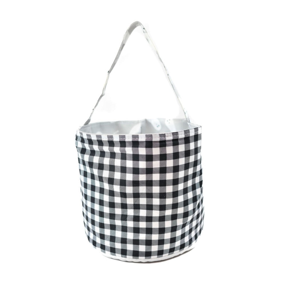 Grey Halloween Basket - Ghosts