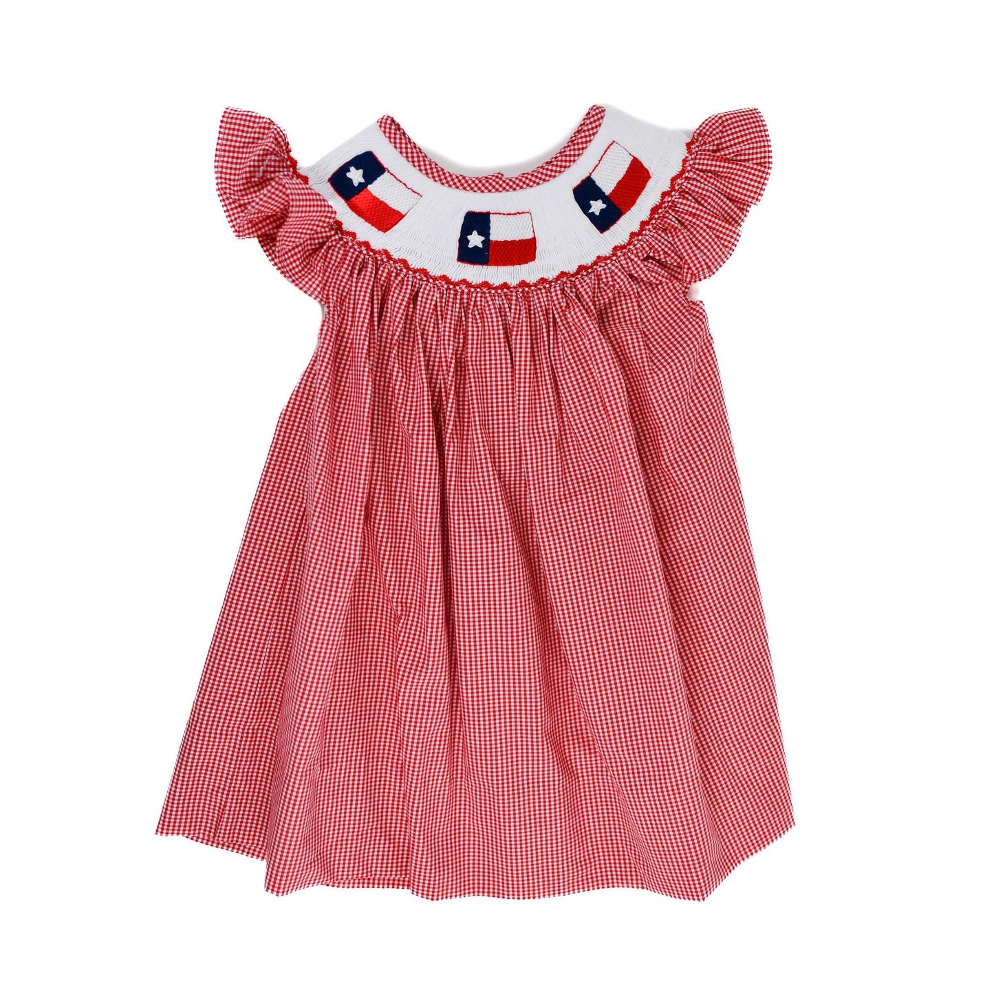 Shop Teetha Smocked Texas Flag Children's Dress