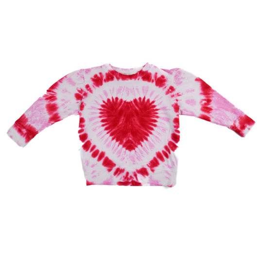 Azarhia Heart Tie Dye Holly Sweatshirt