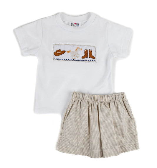 Ruth and Ralph Rodeo Beau T-Shirt and Shorts Set