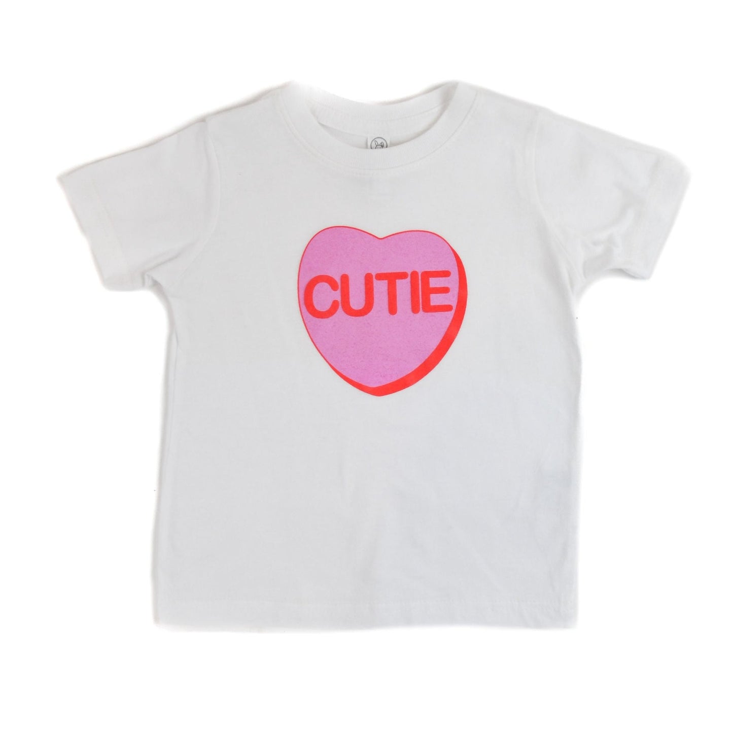 Azarhia Sequin Cutie Heart Short Sleeve Tee