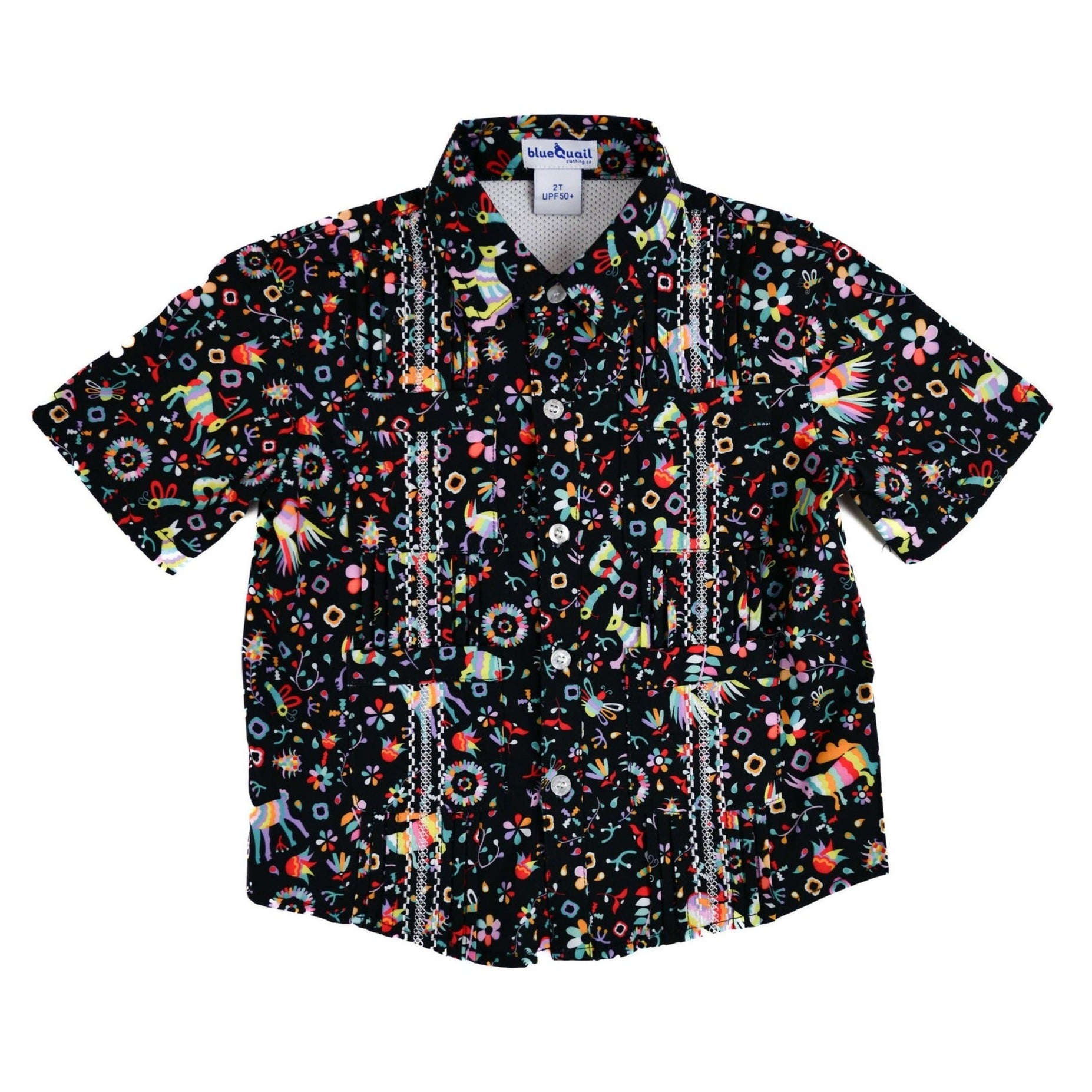 BlueQuail Dark Otomi Guayabera