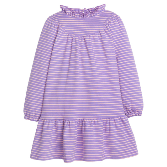 BISBY Jody Dress- Purple Stripe