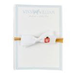Winn and William Baby Pumpkin Headband Bow