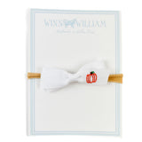 Winn and William Baby Pumpkin Headband Bow