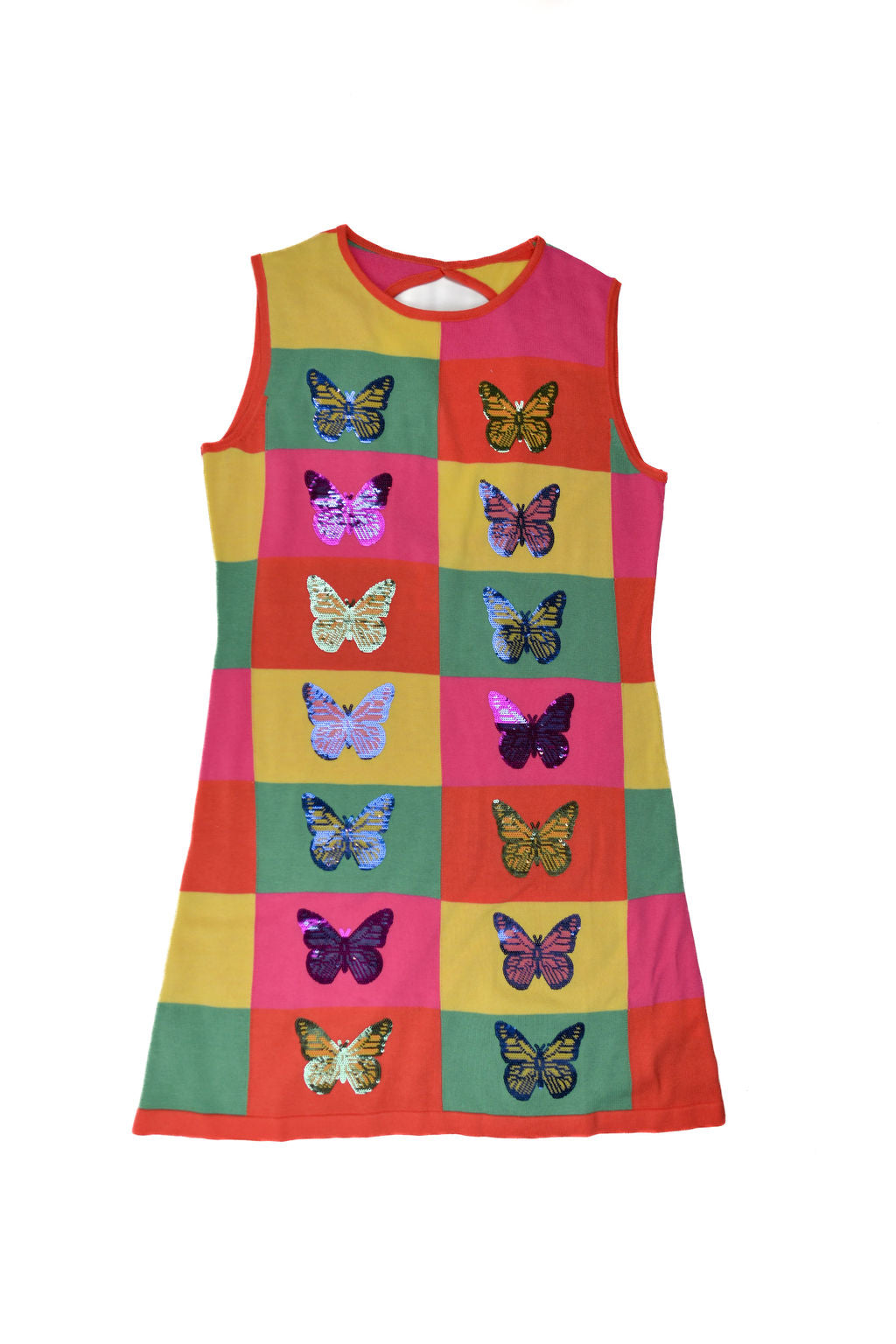 Queen of Sparkle Color Block Butterfly Dress - Women's