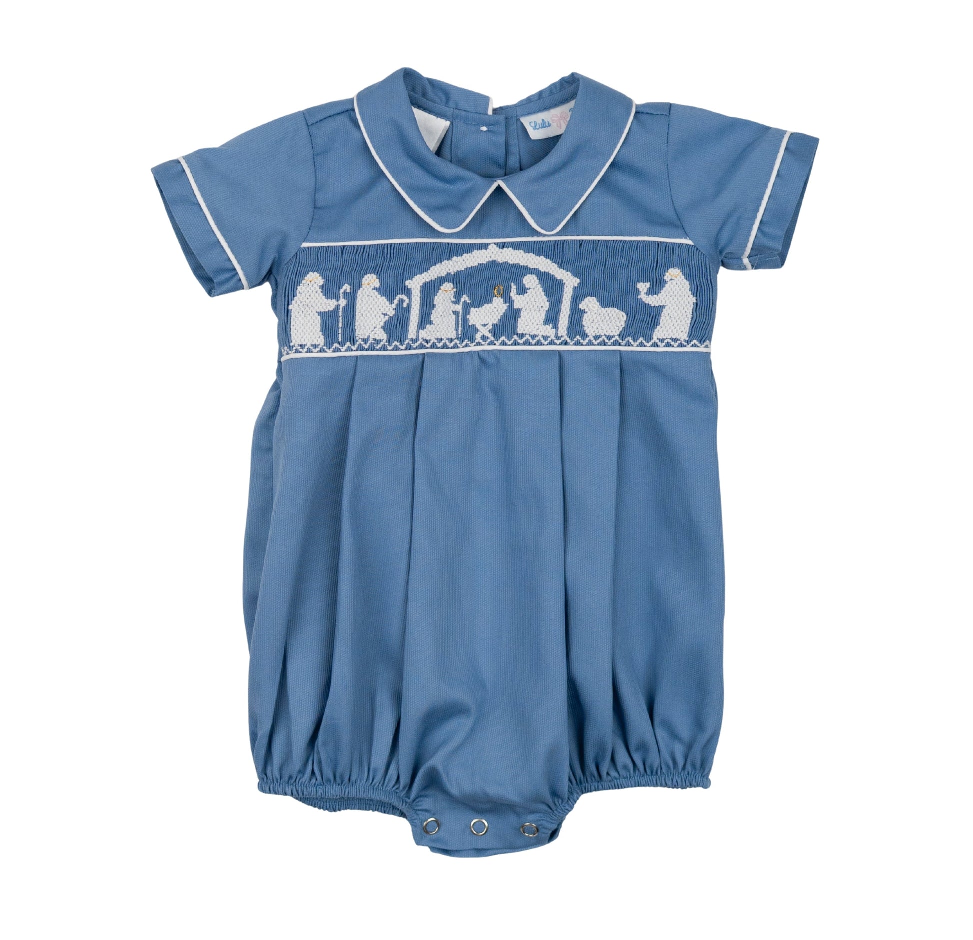 Blake Nativity Smocked Bubble