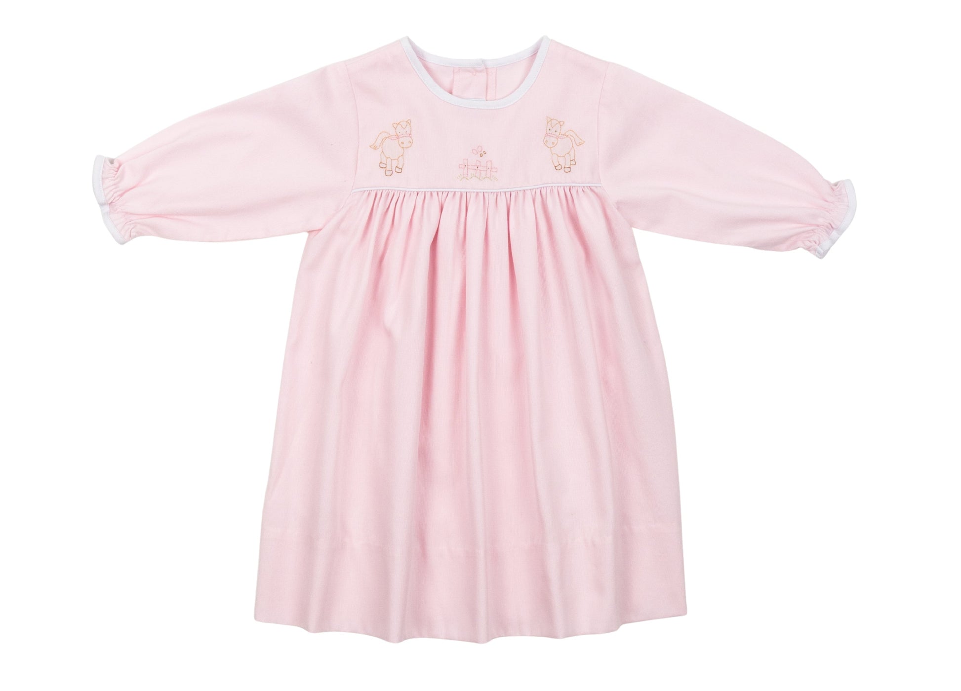 Pink Horse Pique Dress