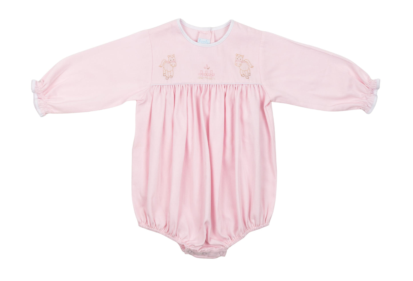 Pink Horse Pique Bubble