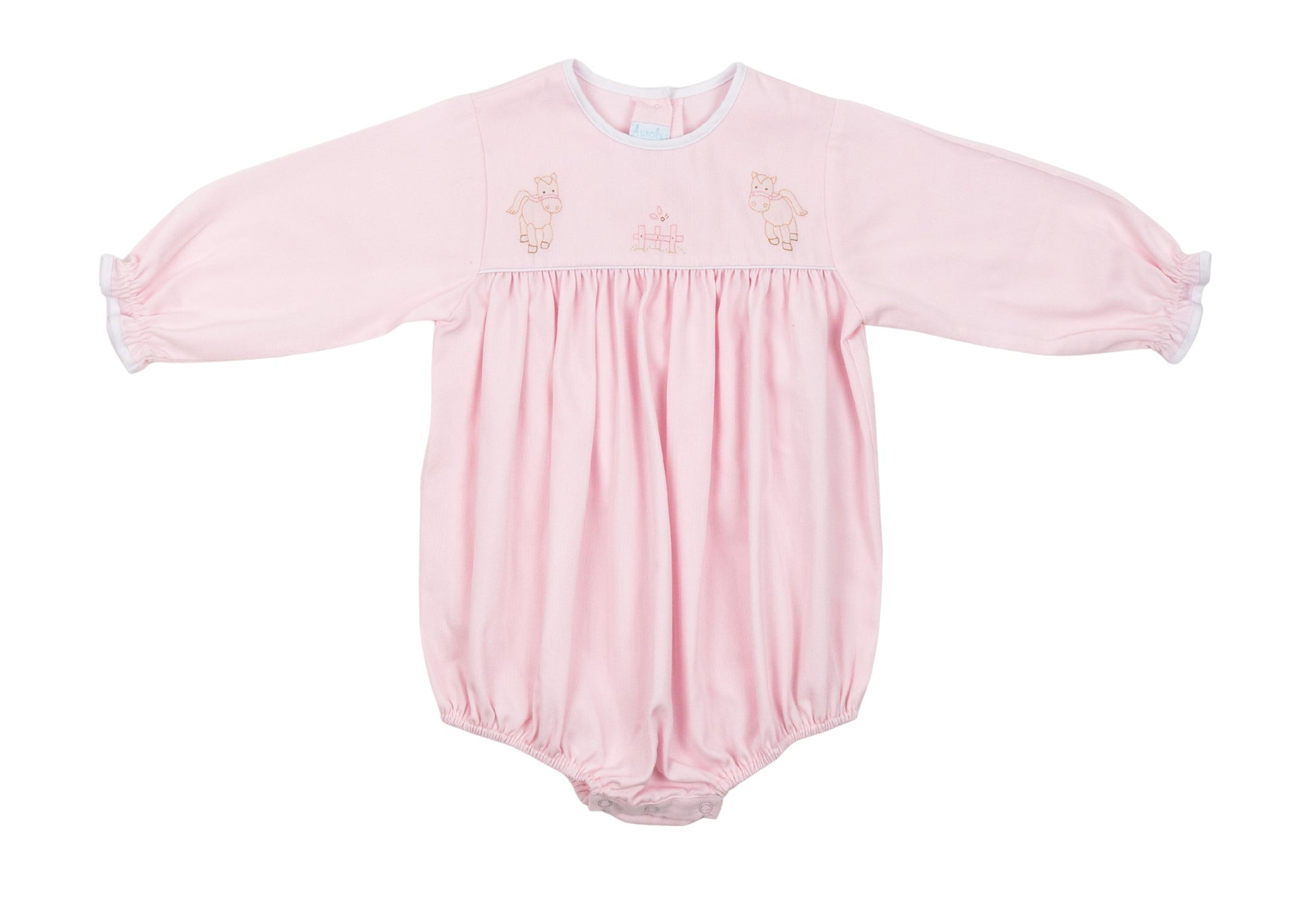 Pink Horse Pique Bubble