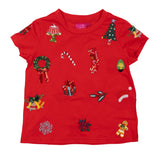 Kids Red Christmas Icon Tee