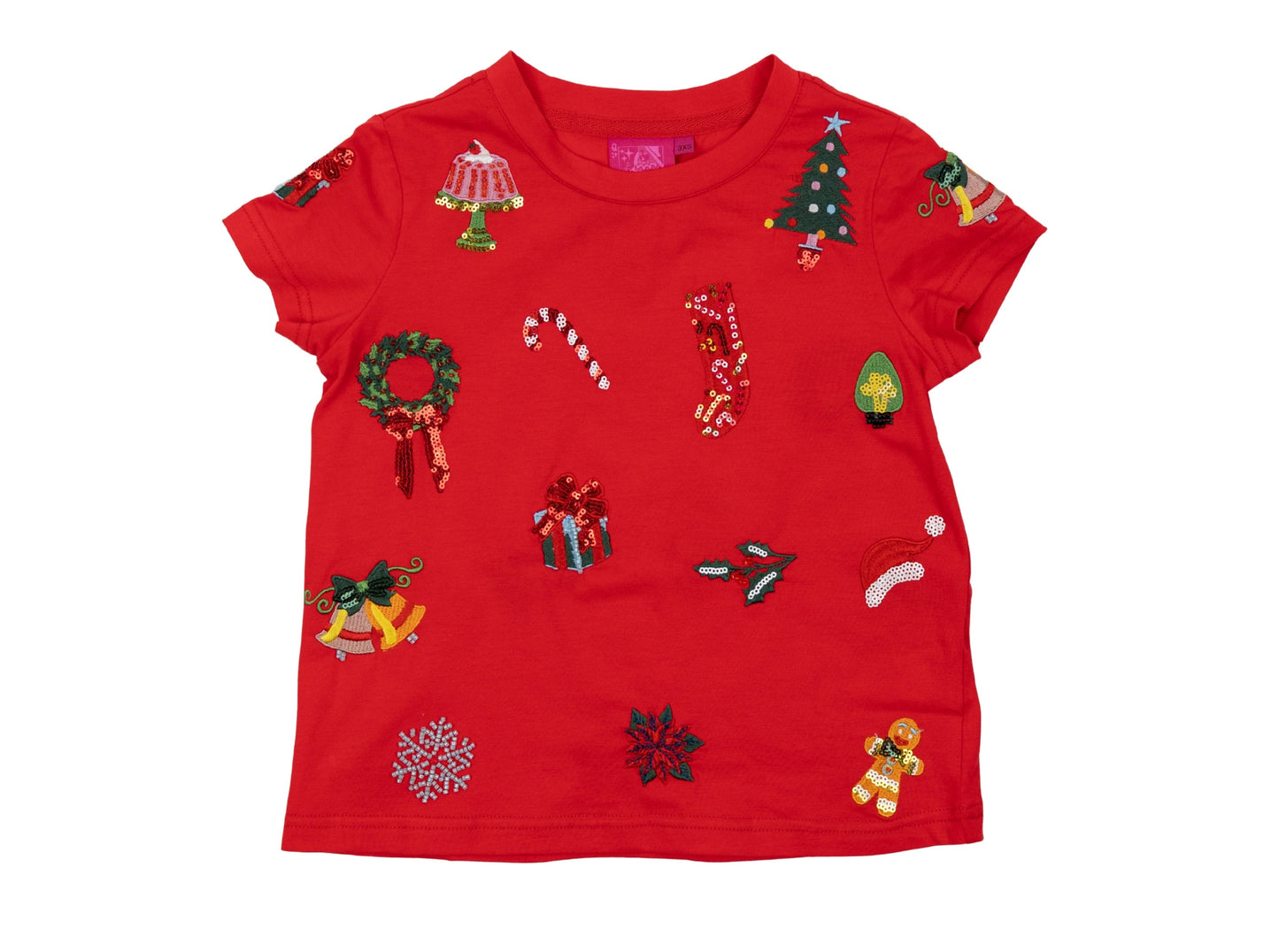 Kids Red Christmas Icon Tee