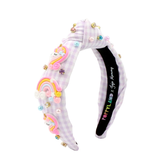 Poppyland Unicorn Knot Headband