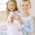Joy Street Houston Two Piece Long Pajamas- Cowgirl Pink