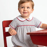 Lullaby Set Cars Covington Bubble- Primary Plaid