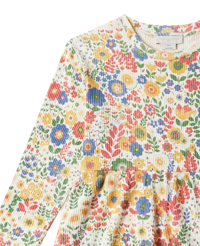Stella McCartney Kids Floral Print Jersey Dress