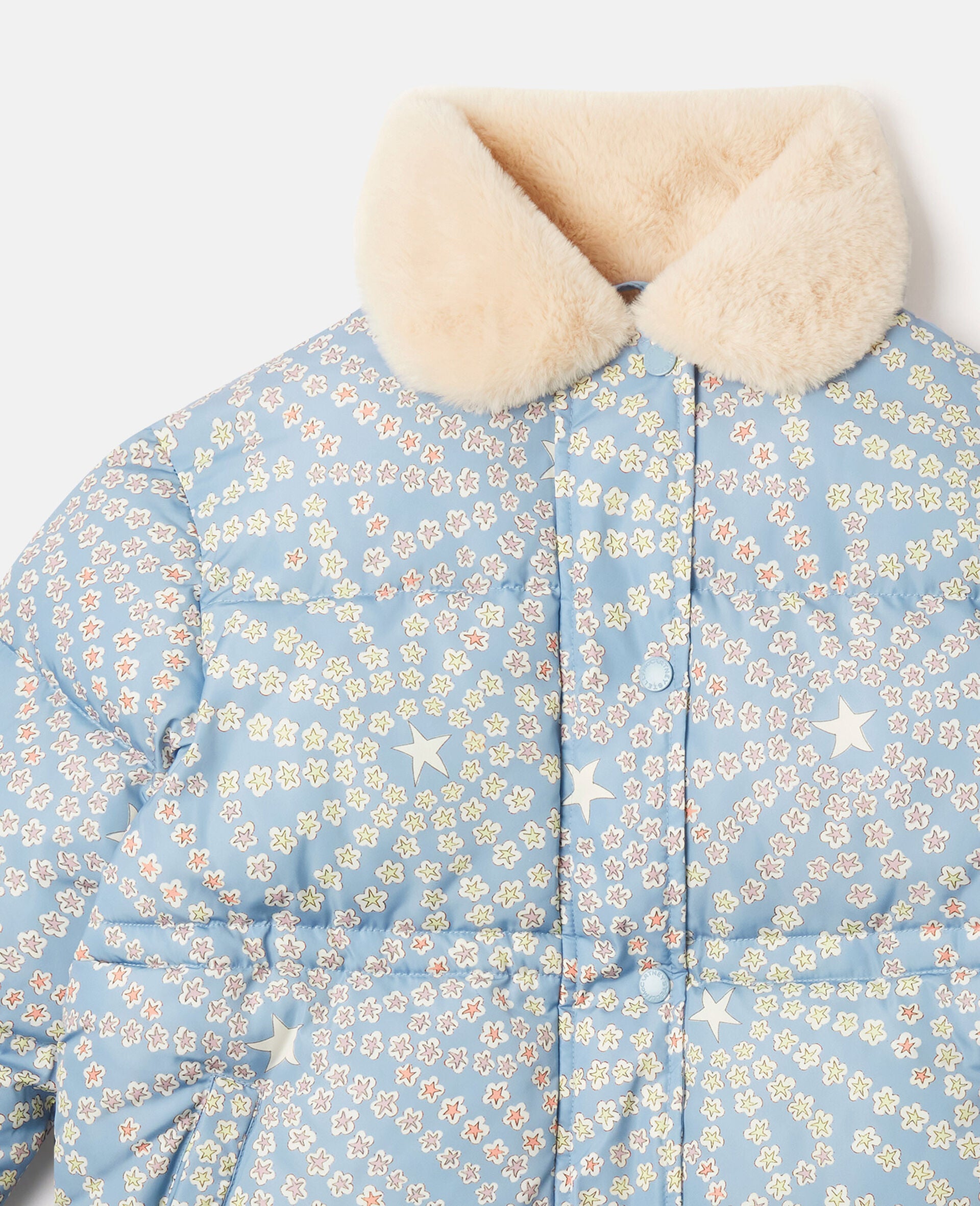 Stella McCartney Kids Star Print Puffer Jacket