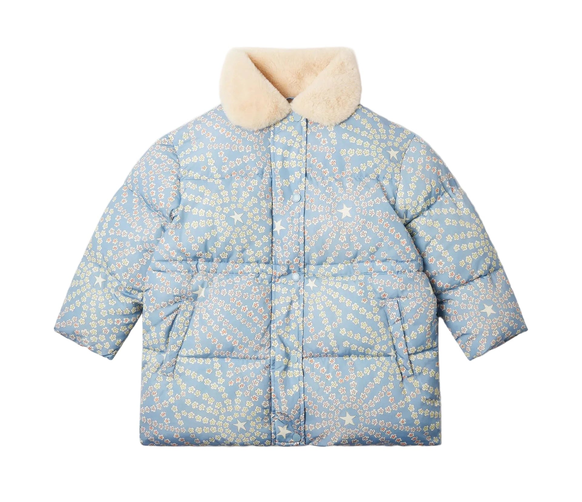 Stella McCartney Kids Star Print Puffer Jacket