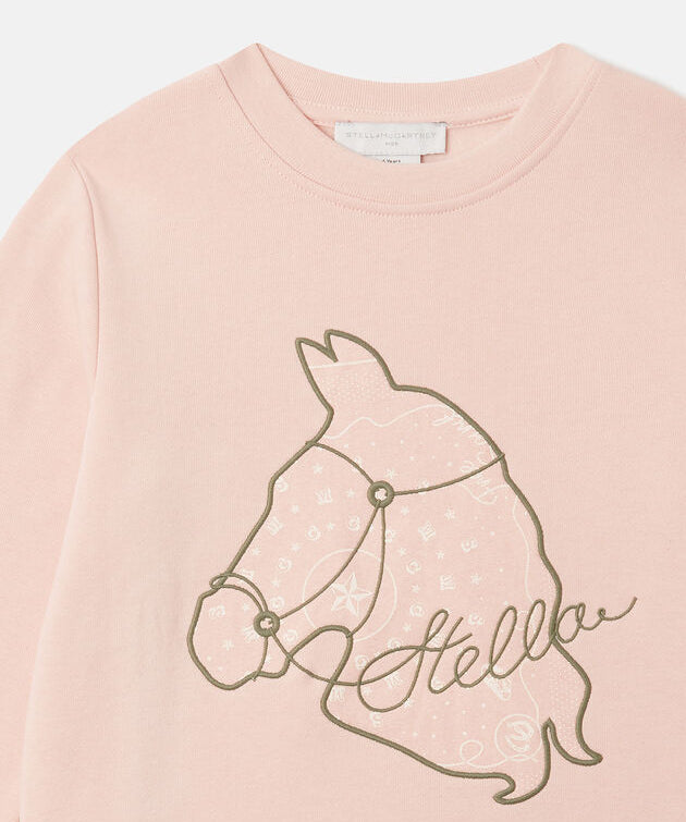 Stella McCartney Kids Horse Patch Sweatshirt