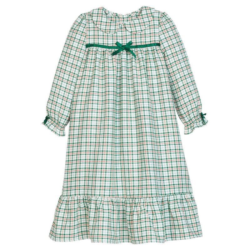 Little English Classic Nightgown- Mistletoe Tartan