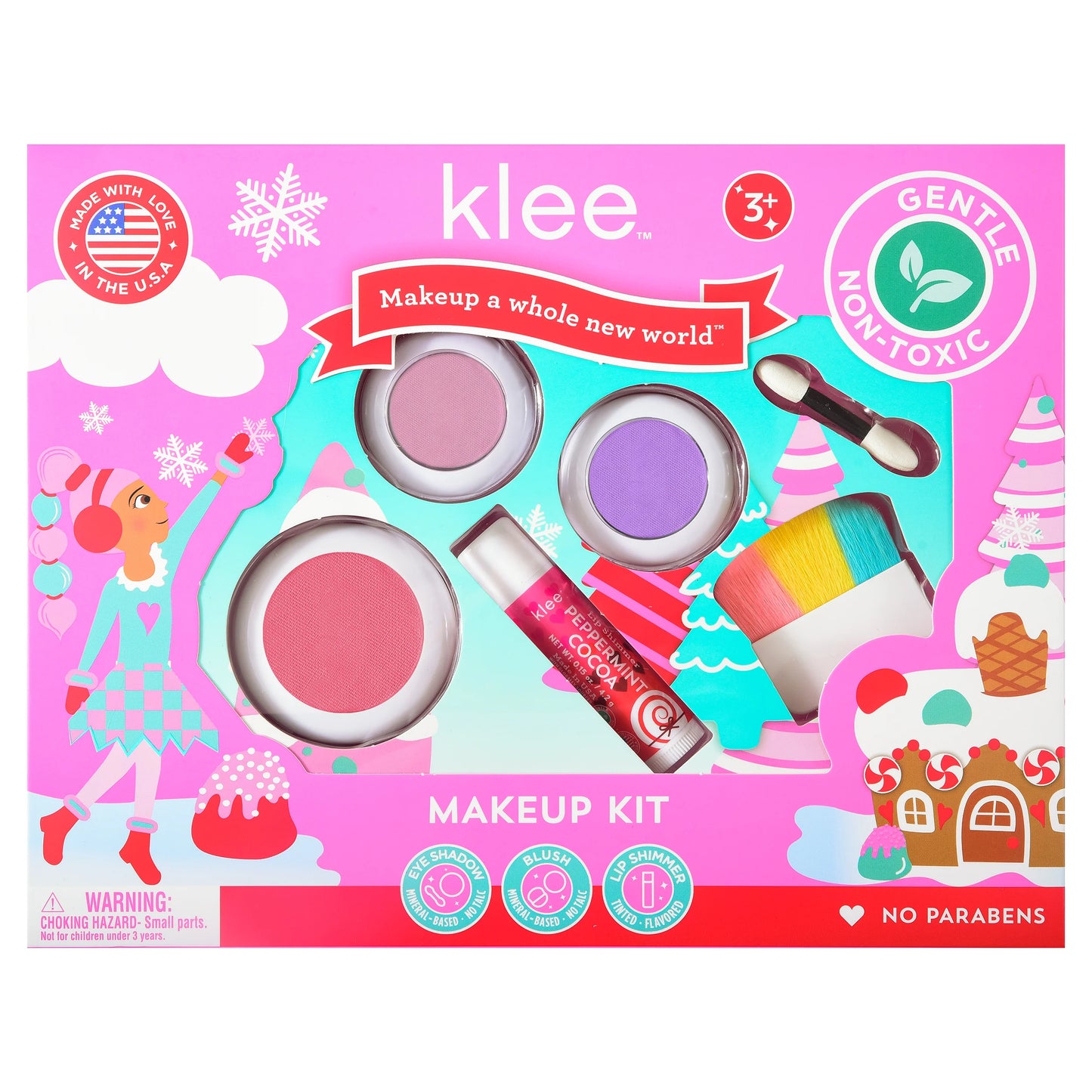 Sparkly Reindeer- Holiday 4 Piece Makeup Set